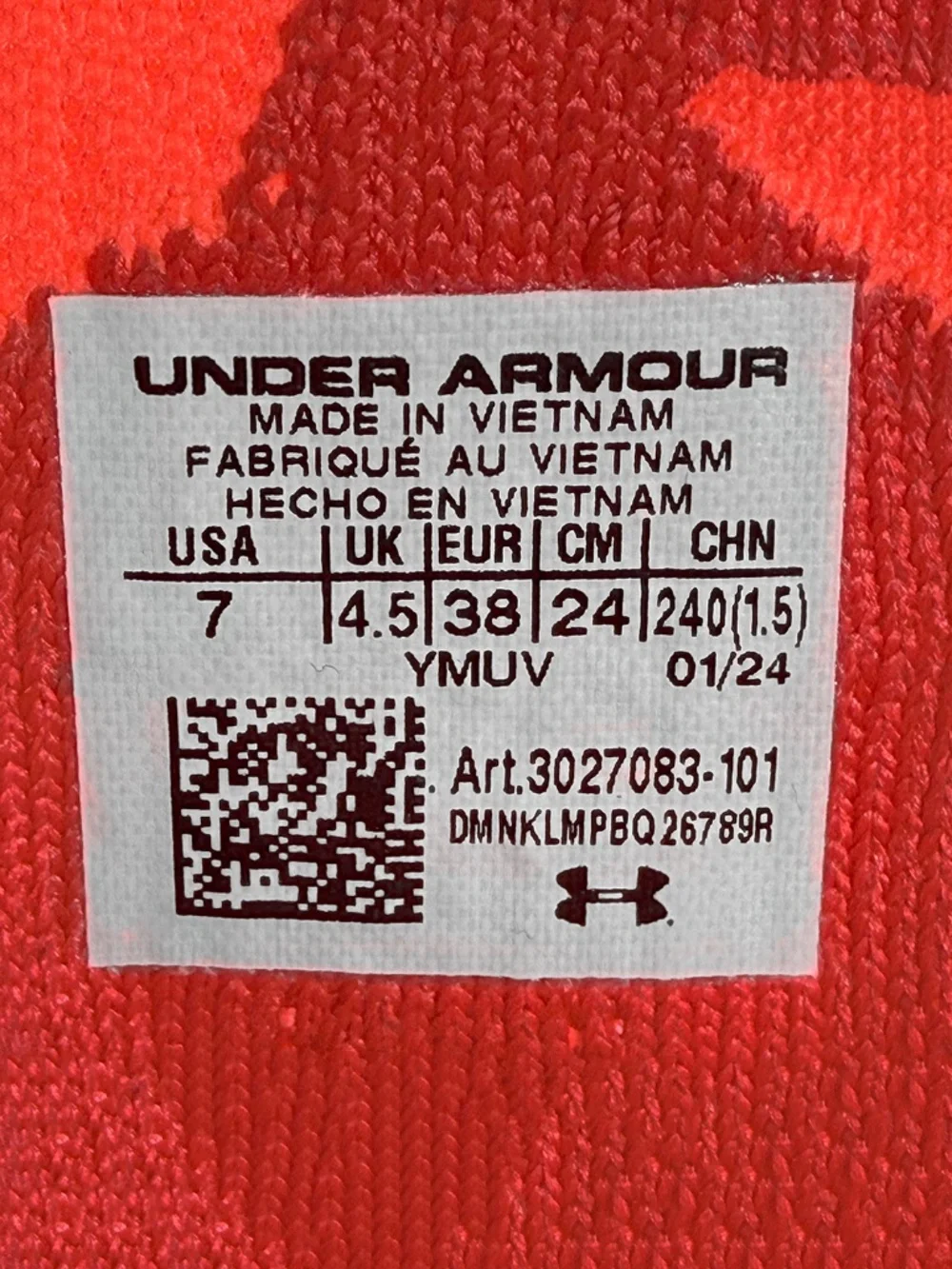 Under Armour Ace‎ Highlight Volleyball Shoes - NEW Womens 7 Beta Red #49043-CL2*